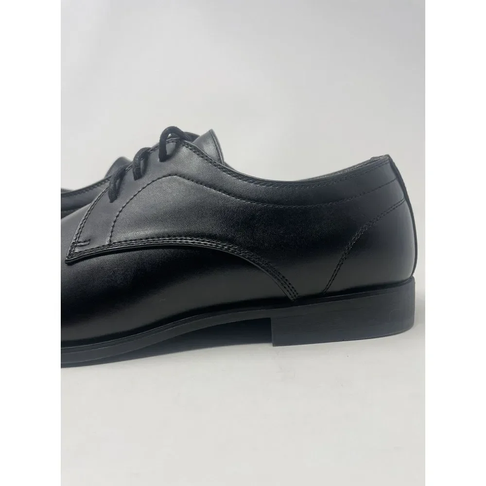 Perry Ellis Portfolio Jess Black Oxford Dress Shoes Ultra Foam‎ Mens Size 11.5